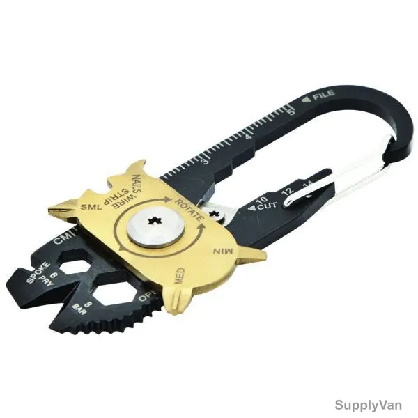 True Utility Fixr Multi Tool, TU-200B, Gold and Black — image 1