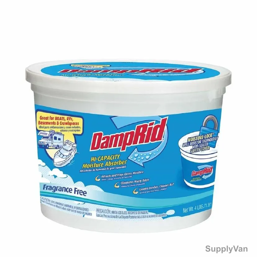 Damprid Hi-Capacity Moist Absorber Air Freshener,  Fragrance Free, 1.8 Kg
