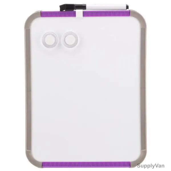 Deli Dry Erase Board, E39154, Steel, 216x279MM, Purple