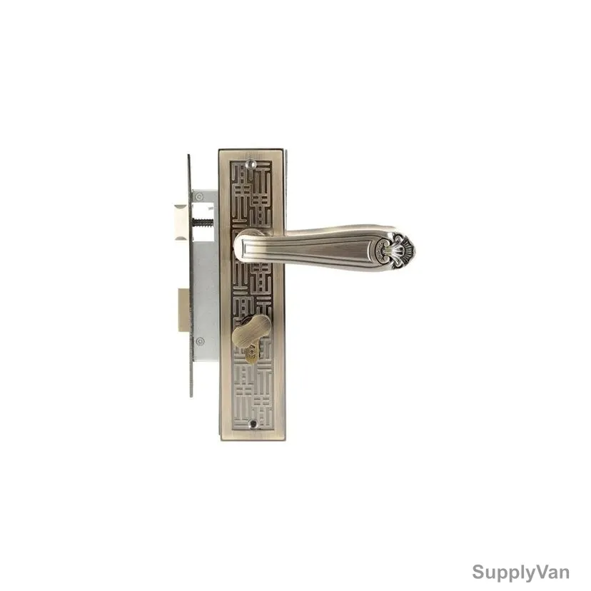 ACS Small Plate With Lock Body, BB43-DD199-AB, Zinc, Antique Brass