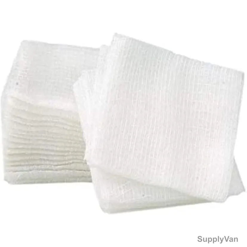 Maxmed Non-Sterile Gauze Sponge, 100% Cotton, 8 Ply, 10CM Width x 10CM Length, White, 100 Pcs/Pack — image 1