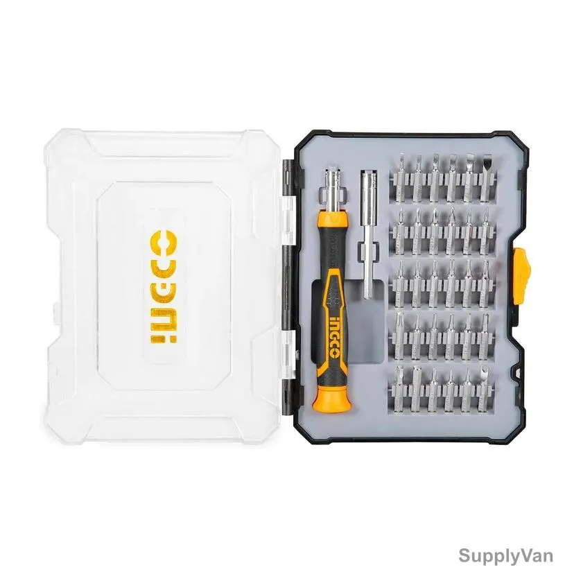 Ingco Precision Screwdriver Set, HKSDB0348, 32 Pcs/Set