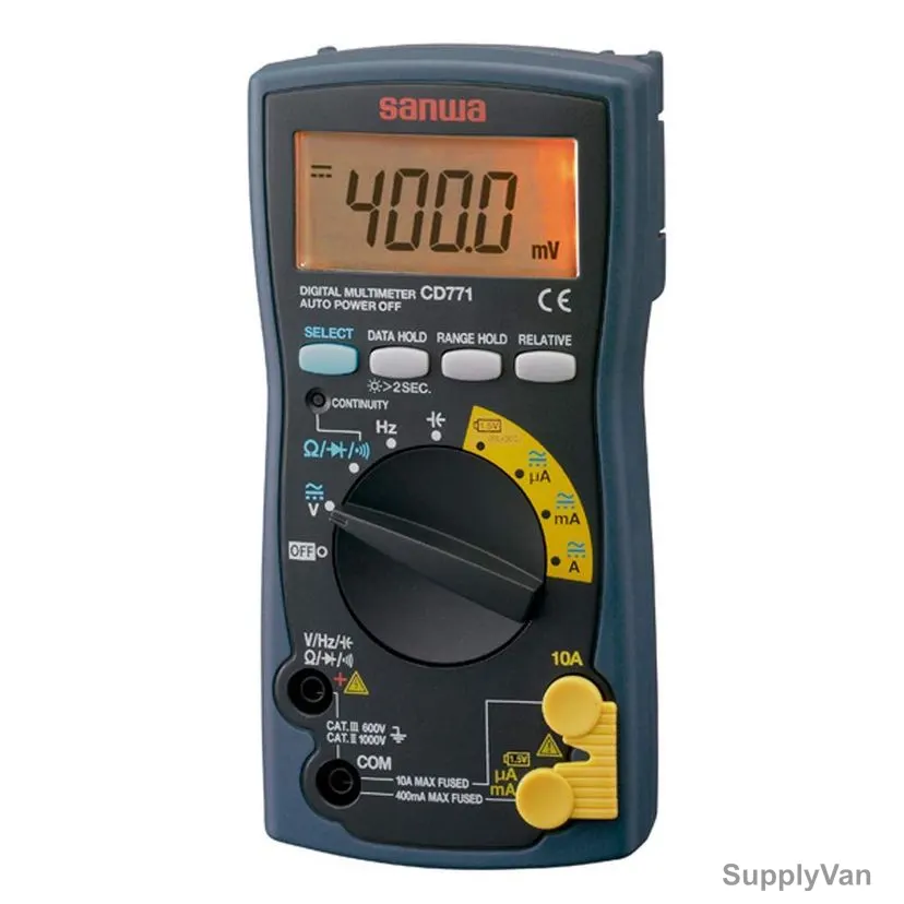 Sanwa Digital Multimeter, CD771, 4000 Counts