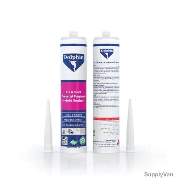 Dolphin General Purpose Hybrid Sealant, Fix & Seal, 90ML, PK12