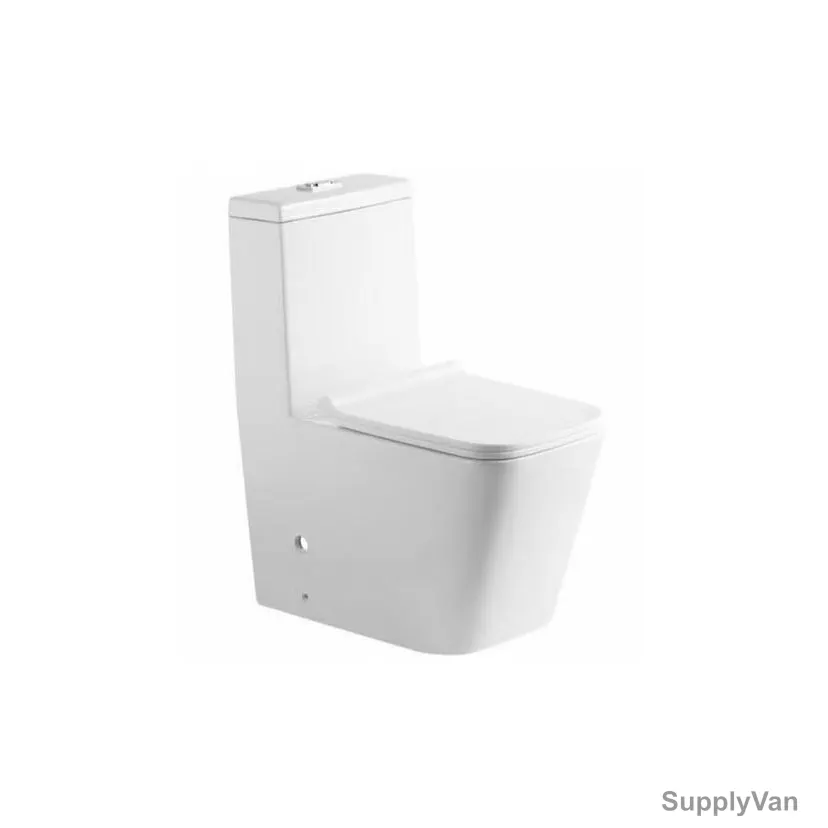 Sonet Single-Piece S-Trap Water Closet, 1062, Quadra, Ceramic, 81CM Height x 69CM Width x 36CM Length, White — image 1