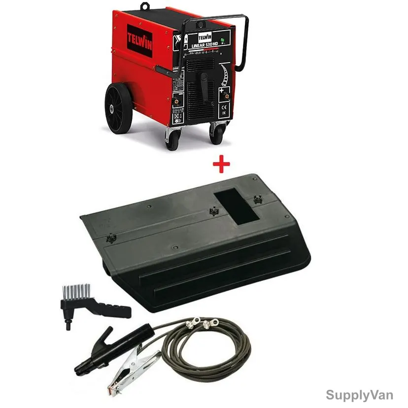 Telwin MMA Electrode Welding Machine With Welding Kit, 819055+801106, 3 Phase, 230-400V