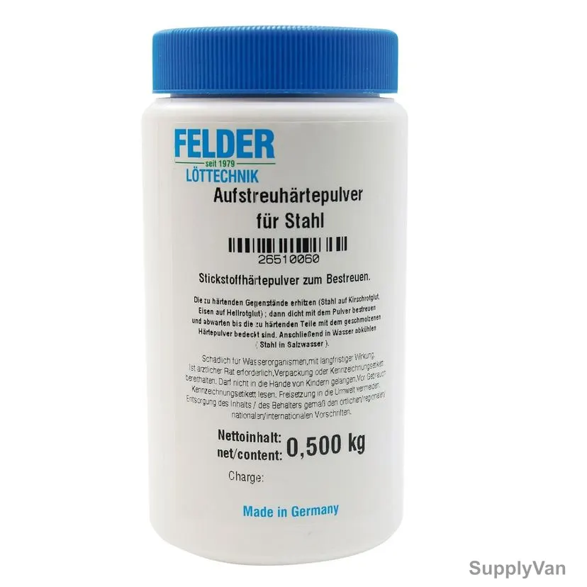 Felder Spread Hardening Powder for Steel, 26510060, 500GM