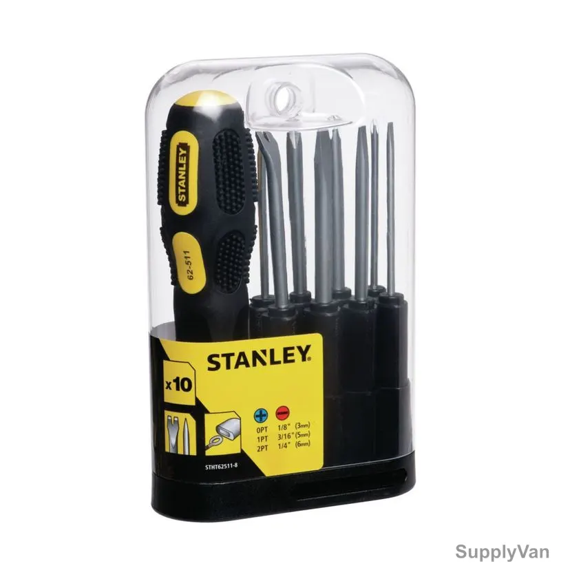 Stanley 9-Way Screwdriver Set, STHT62511-8, 9 Pcs/Set — image 1