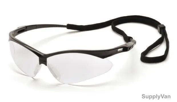 Pyramex Safety Spectacles W/ Cord, SB6310STP, PMXTREME, Clear