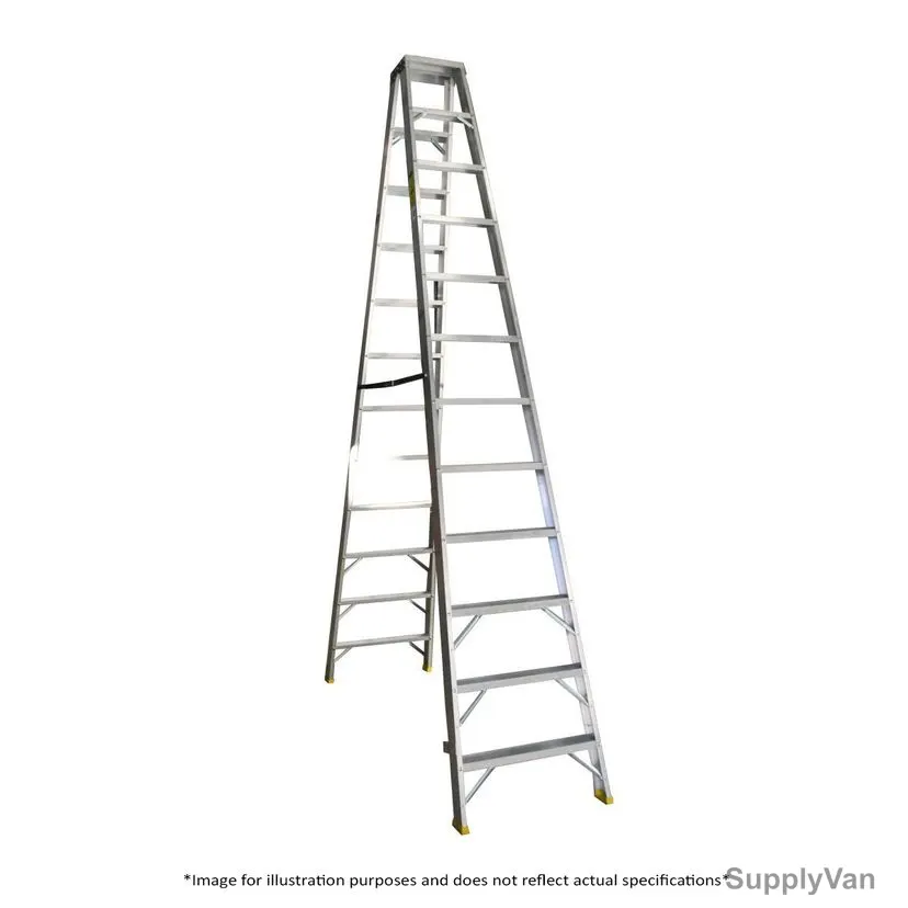 Penguin Heavy Duty Double Sided Step Ladder, HDDSAT, 14 Steps, 4 Mtrs, 175 Kg Weight Capacity