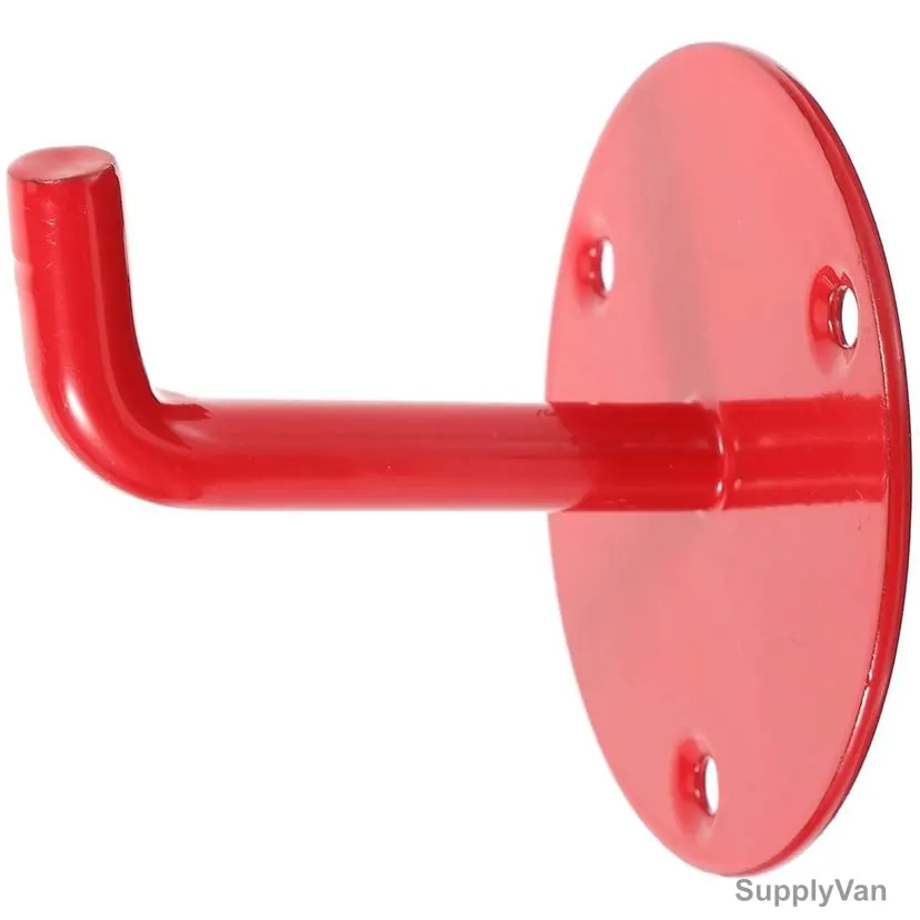 Wall Mounted Fire Extinguisher Hook, Red