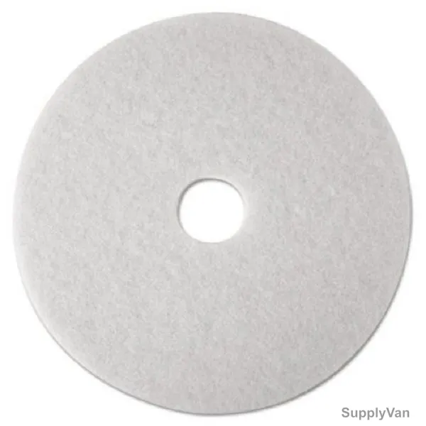Norton Floor Pad, 66261054209, 17 Inch, White, 5 Pcs/Pack — image 1