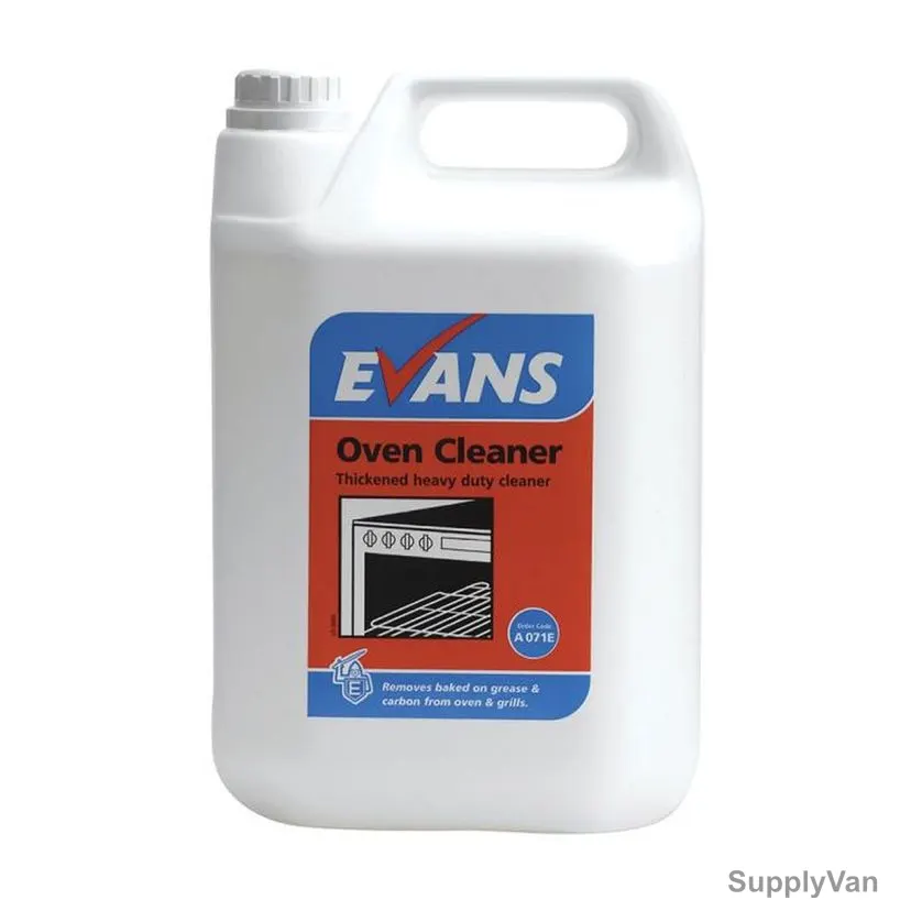 Evans Heavy Duty Oven Cleaner, Unscented, 5 Ltrs, 2 Pcs/Pack