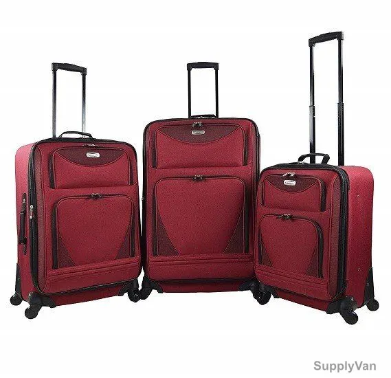 Traveller Luggage, TR-1028, EVA, 4 Wheel, 32 Inch, Red
