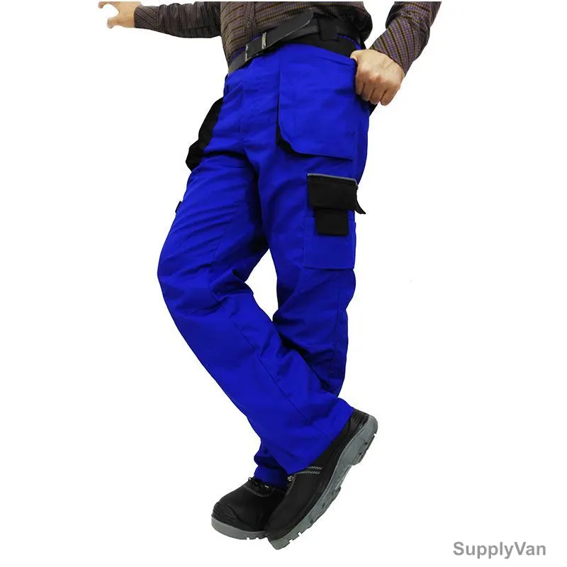 Empiral Cargo Pants, Spartan I, 65% Polyester/35% Cotton, M, Royal Blue/Black
