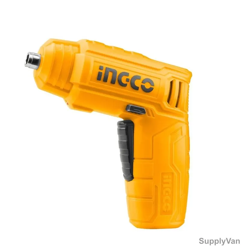 Ingco Lithium-Ion Cordless Screwdriver, CSDLI0402, 4V, 4 Nm, 240 RPM — image 1