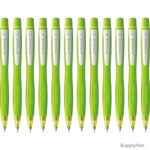 Uni-Ball Shalaku S Mechanical Pencil, M7-228-GNL, 0.7MM Tip Size, Light Green, 12 Pcs/Pack