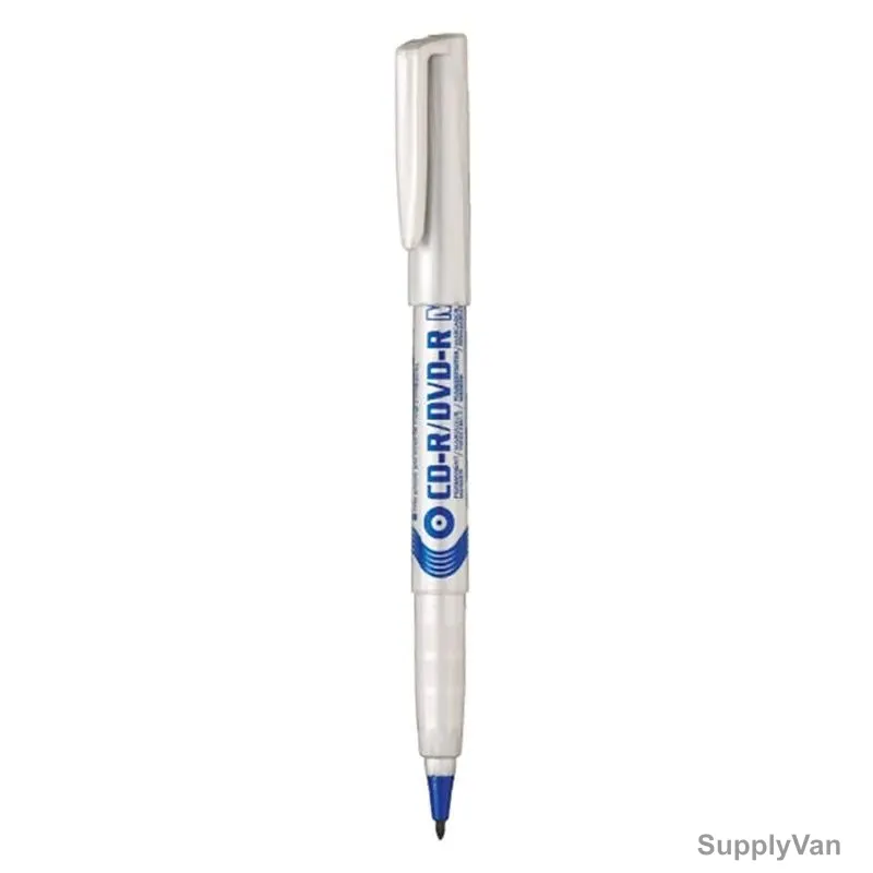 Pentel CD/DVD Marker, PE-NMS51-C, Blue, 12 Pcs/Pack