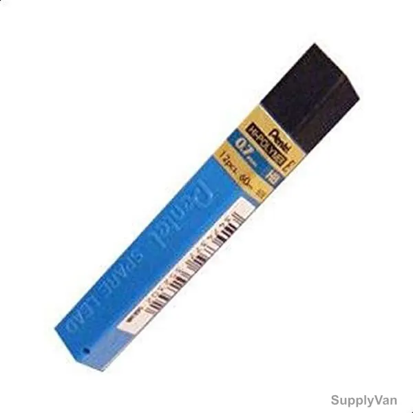 Pentel Hi-Polymer Pencil Lead, PE-50E-HB, 0.7MM, 12 Pcs/Pack