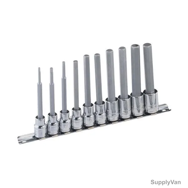 Genius Metric Hex Bit Socket Set, BS-310HML, 10PCS