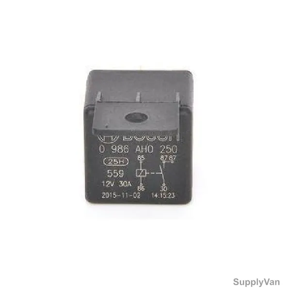 Bosch Mini Relay, 0986AH0250, 5P, 12V, 30A