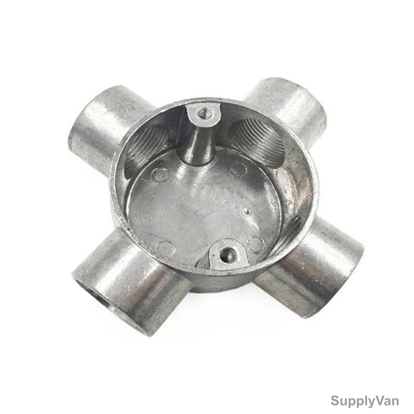 4 Way GI Junction Box, 20MM