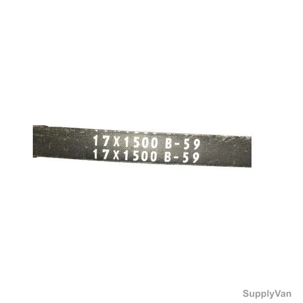 V-Belt, B-59, Rubber, 17MM Width x 1500MM Inside Length