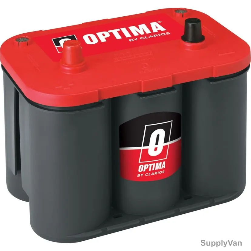 Optima RedTop Spiralcell AGM Starter Battery, RTS-4-2, 12V, 50Ah, 815A — image 1