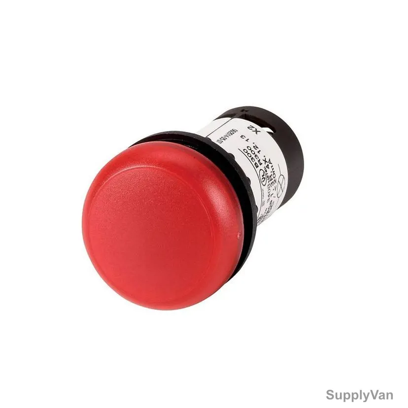 Eaton LED Indicator Light, 20mA, 22MM Dia, Red