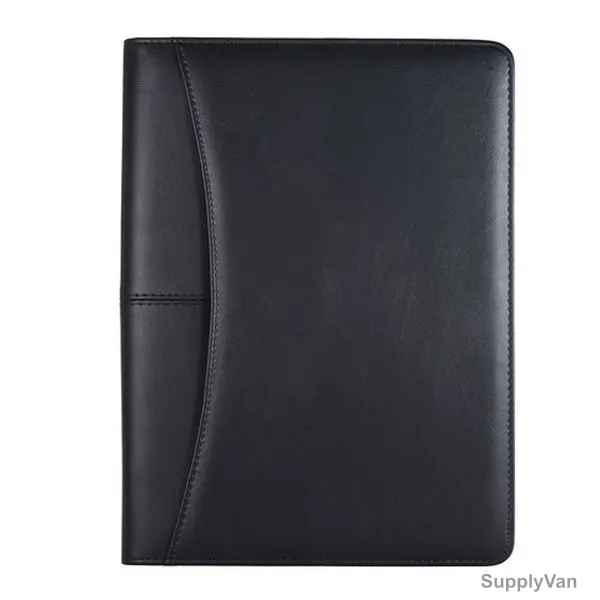 Multifunctional Professional Portfolio, PU Leather, A4, 33 x 25CM, Black