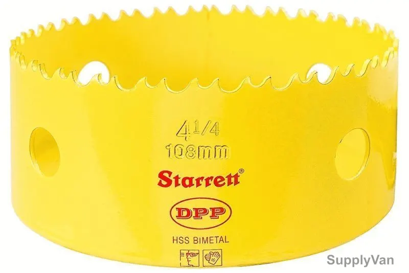 Starrett Dual Pitch Professional Hole Saw, DH0414, 108mm