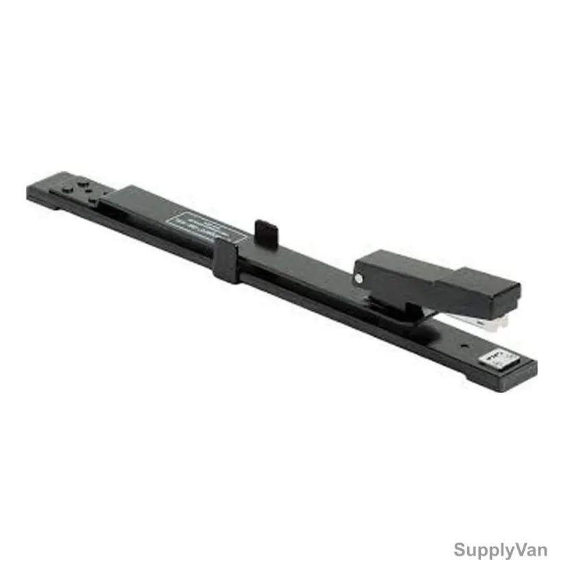 Kangaro Long Throat Stapler, DS-45L, 30 Sheets, Black