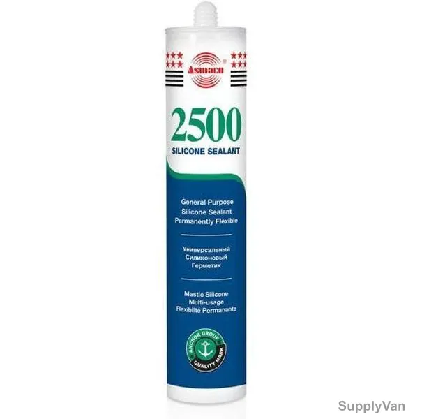 Asmaco General Purpose Silicone Sealant, 2500, 280ML, 24 Pcs/Carton