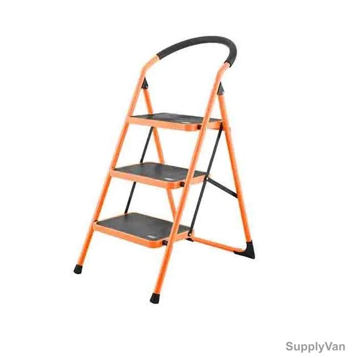 Wokin Step Ladder, SHGT-W-682003, Steel, 3 Step, 150 Kg Weight Capacity
