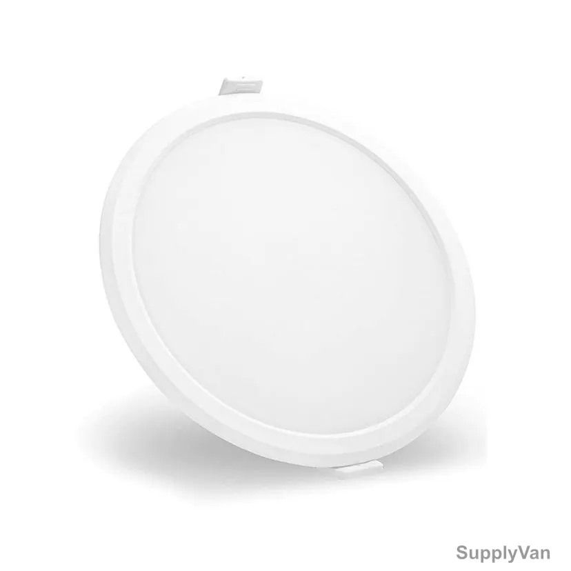 Milano Round Shape LED Slim Panel Light, 2768, Hi Glow Series, 22W, IP20, 6500K, Cool Daylight