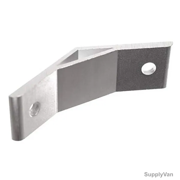 Extrusion 135 Degree Corner Bracket, 45 Series, 2 Hole, Aluminum, 60 x 60MM, PK2