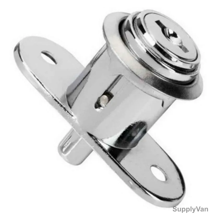 Dorfit Push Lock, DT506, Zinc Alloy, 19 x 23MM, Nickel Plated Finish — image 1