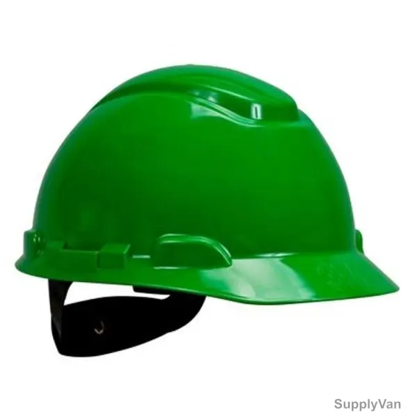 3M Safety Helmet With Ratchet Suspension, 3MH-704R, Polyethylene, Green — image 1