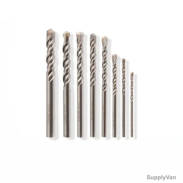 Clarke Masonry Drill Bit Set, DBSM3-12C, 3-12MM, 10 Pcs/Set