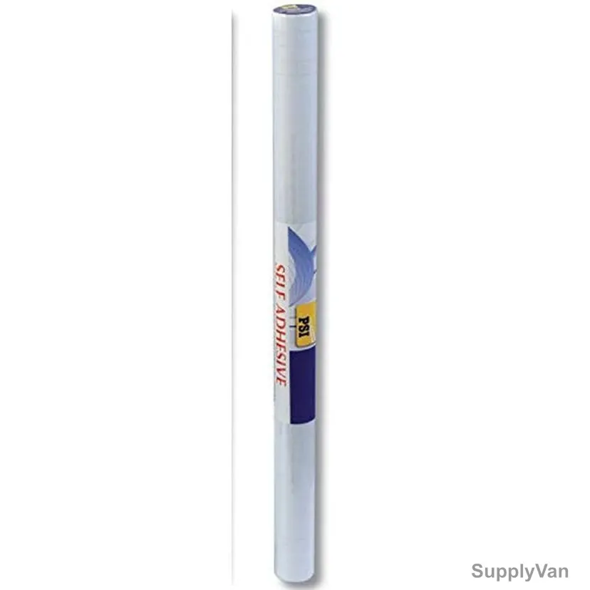 PSI Self Adhesive Covering Film, PSCR45X3Y, 45CM x 2.7 Mtrs, Clear