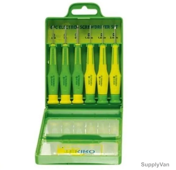 Tekiro Precision Scewdriver Set, S-PC06S, 6PCS