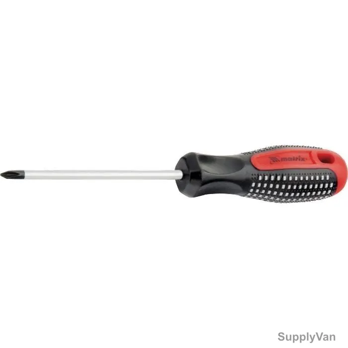 Mtx Fusion Screwdriver, 114419, Anti-Slip Grip, PH2 Tip Size x 100MM Blade Length