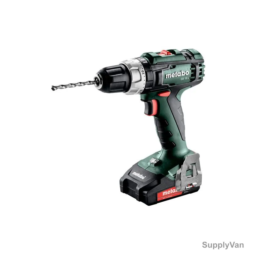 Metabo Cordless Hammer Drill, SB-18-L, 602317500, 13MM, 18V