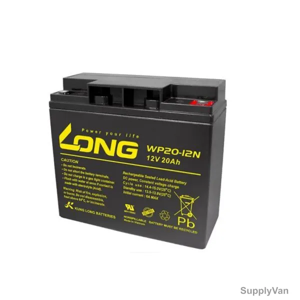 Long Valve Regulated Lead Acid Battery, WP20-12NE, 12V, 20A — image 1