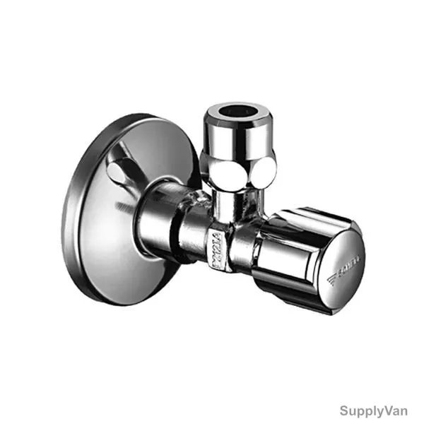 Schell Angle Valve, 049070699, Comfort, Brass, 3/8 x 1/2 Inch