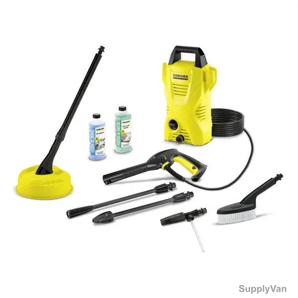 Karcher K2 Compact Pressure Washer Set, 1-673-125-0, 110 Bar, 1400W