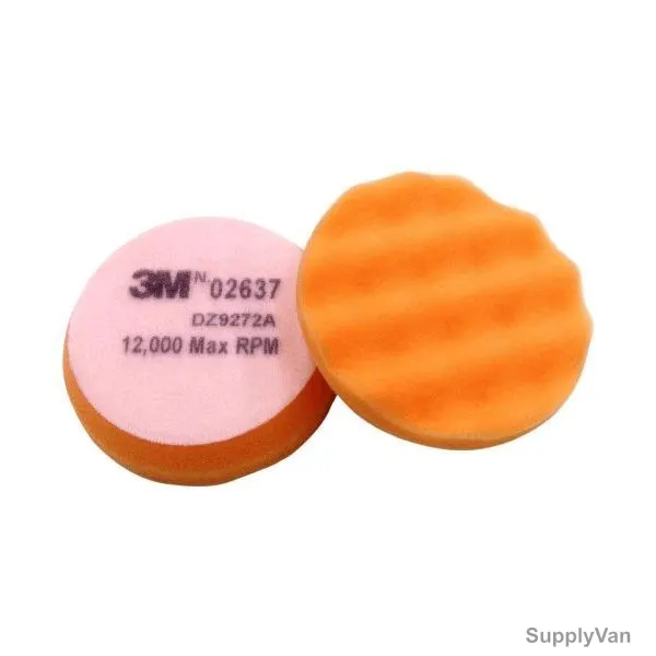 3M Buffing Pad w/ Hook and Loop Attachment, 051111511589, Finesse-it, 3.75 Inch, PK10