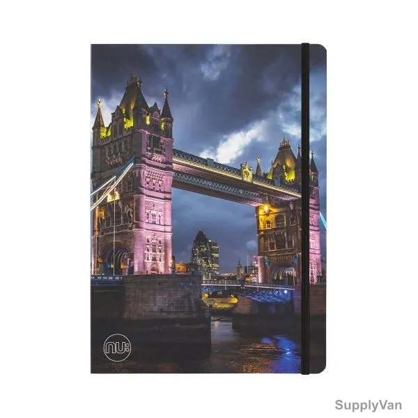 Nuco Photographic Casebound Journal Notebook, NU003879-1, Craze, A5, 80 Gsm, 120 Pages — image 1