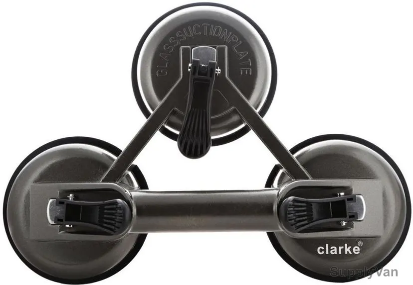 Clarke Triple Suction Cup, GL3C, 375 Lbs. Weight Capacity