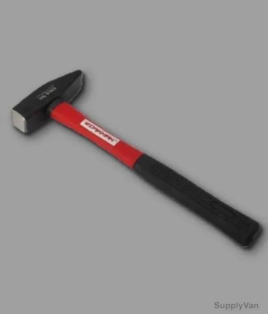 Workman Machinist Hammer With Plastic Coating Handle, Black and Red, 1000 GM
